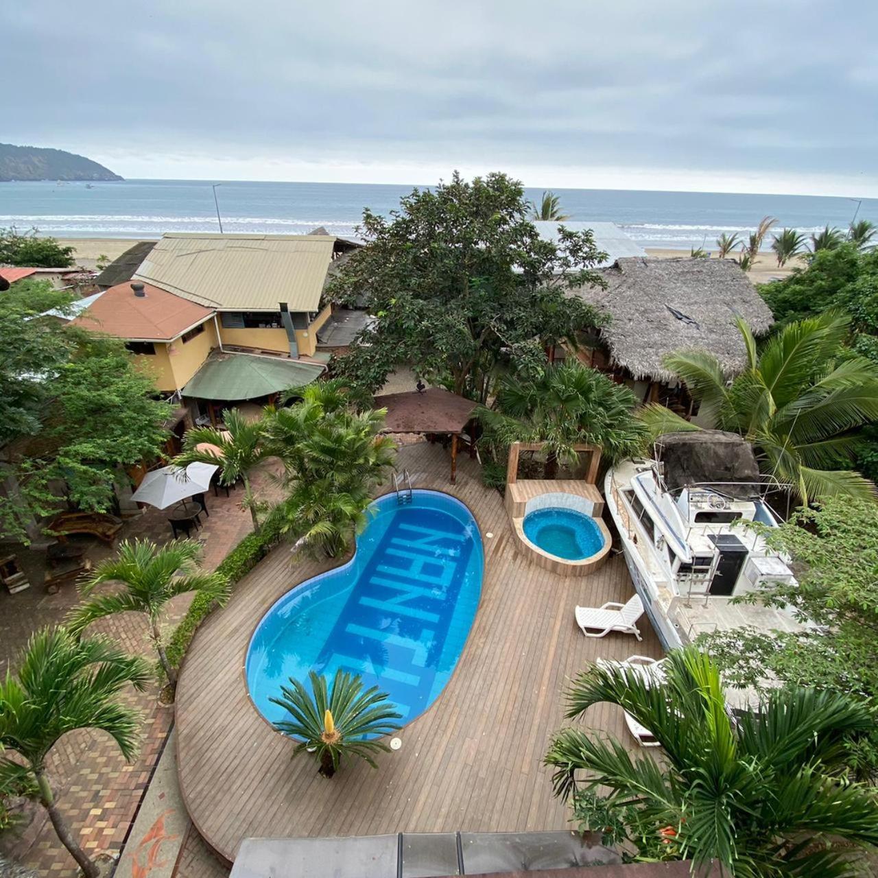 Hotel Nantu Hosteria Puerto López Esterno foto